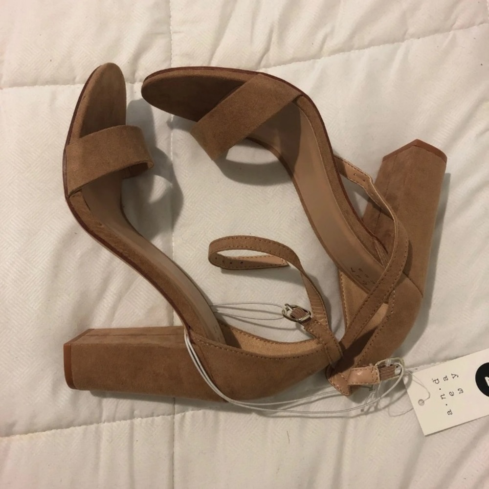 NWT Nude high heel sandals
